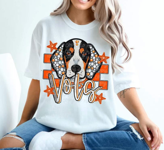 “Jeweled” Smokey Dog Tee