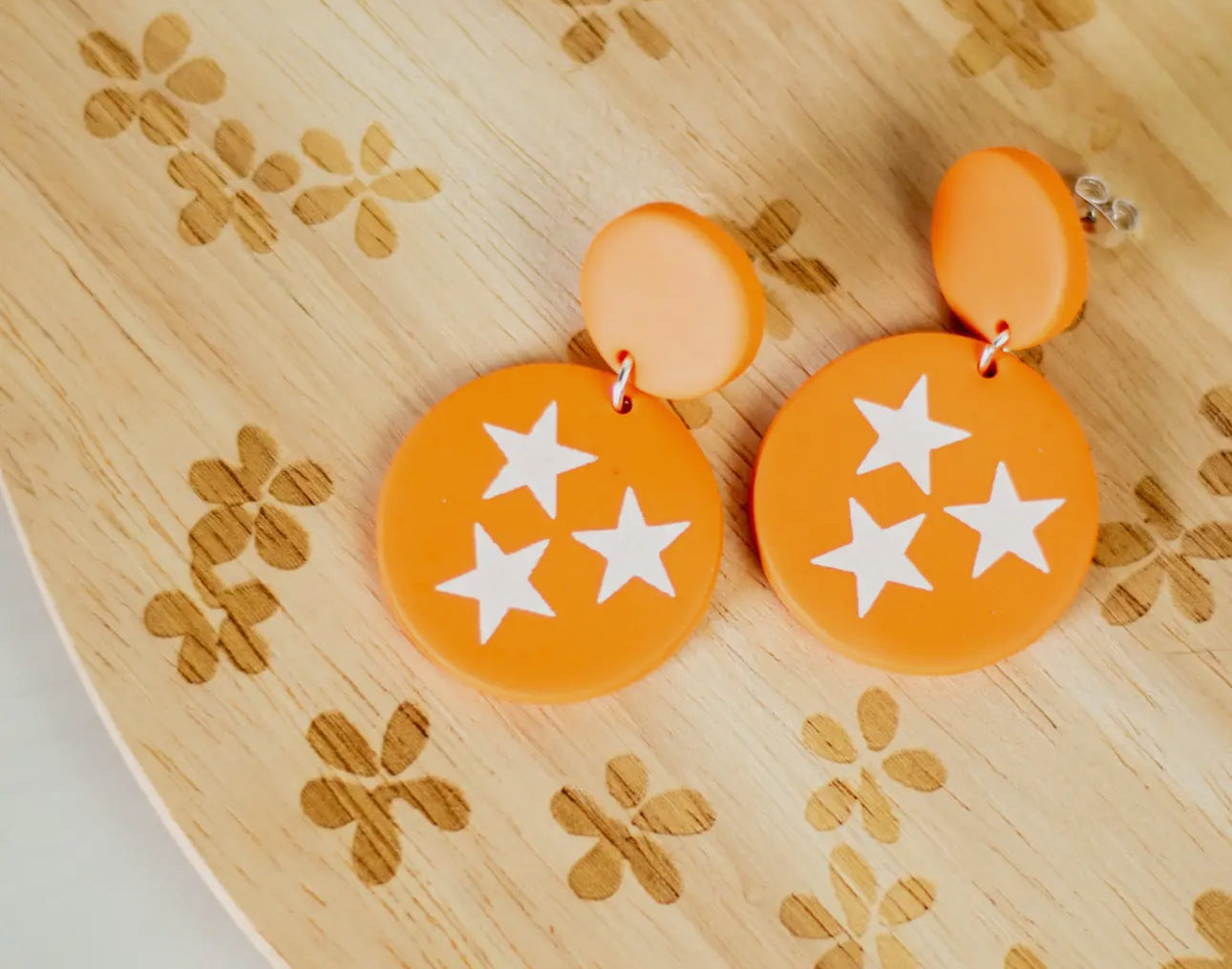 Tri Star Earrings