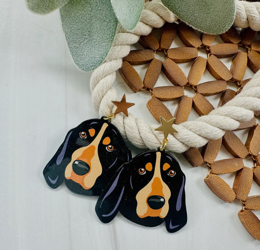 Smokey Dog Earrings