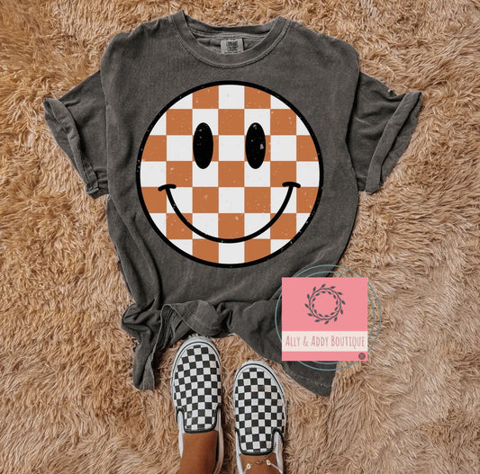 Checked Smiley Tennessee Tee