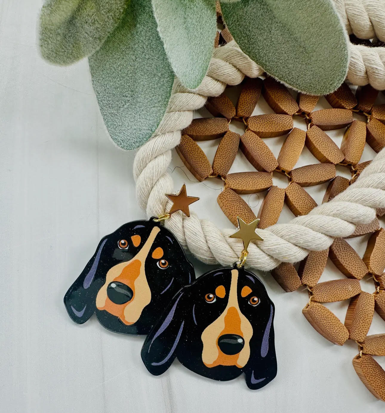 TN Mascot Dangle Earrings